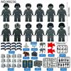 Military series rapid response support force soldier figurine building blocks toys