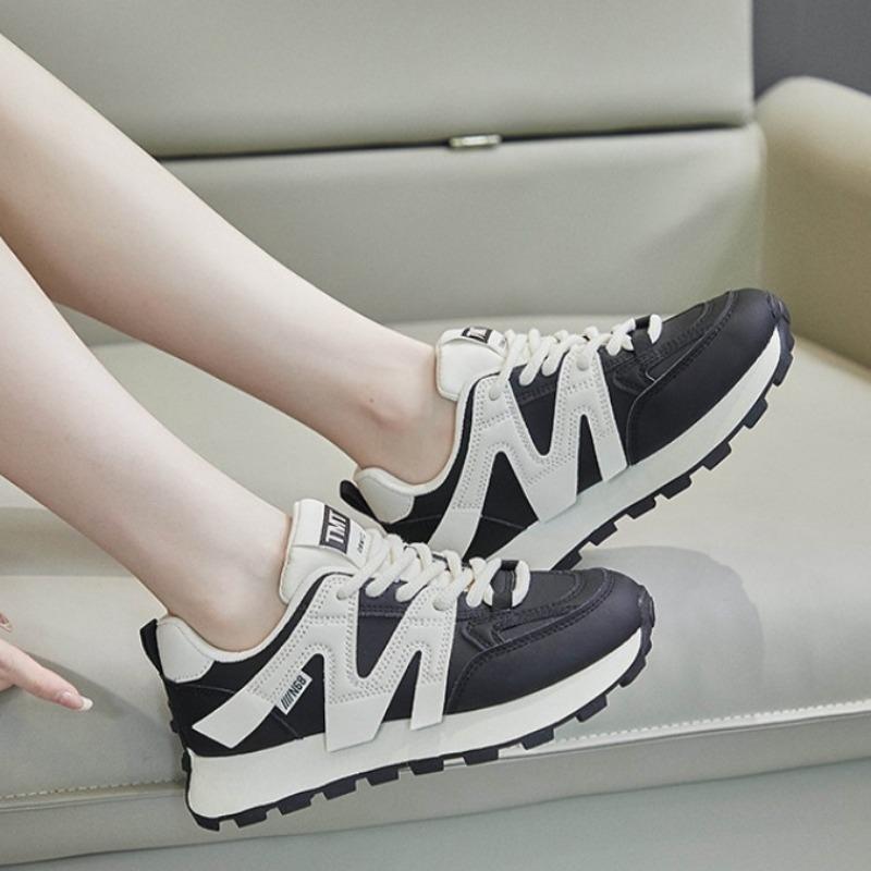 New Shoes Women Spring Students Sneakers Women Sports Running Shoes Casual Thick Bottom Increase Designer De Mujer
