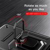 KEYSION Shockproof Armor Case for OPPO A3 5G A3X Slide Camera Lens Protection Ring Stand Phone Back Cover for OPPO A40 A40m