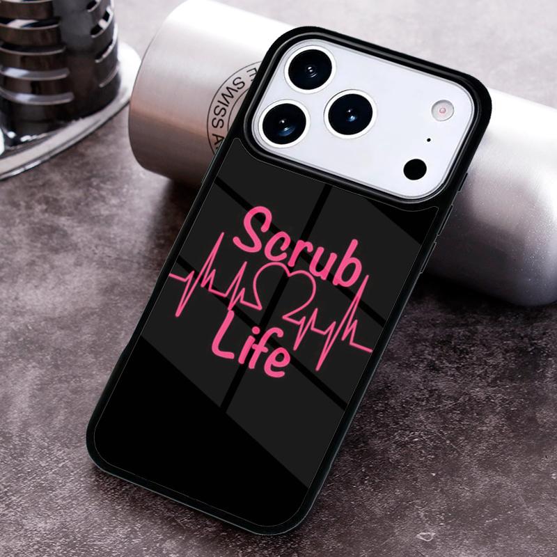 Nurse syringe heartbeat Medicine Phone Case for iPhone 17 16 15 Pro Max Air 14 13 12 11 Plus Shockproof Capa Cover