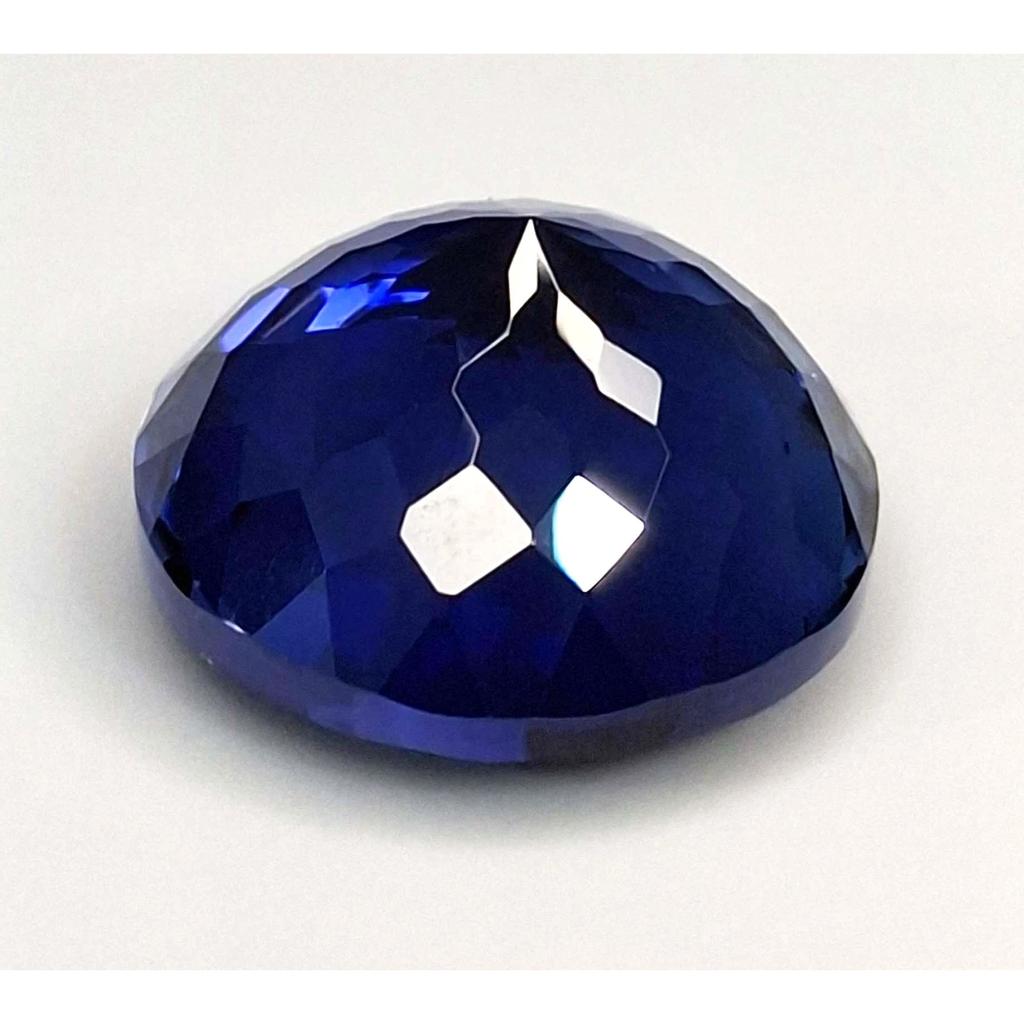 Deep Blue Tanzanite Natural 28-30 Ct Round Cut Beautiful Certified Gemstone