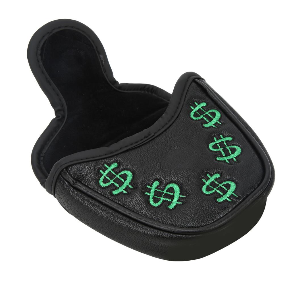 Putter Head Covers PU Leather Waterproof Sunscreen Putter Headcover      or with Magnetic Closure