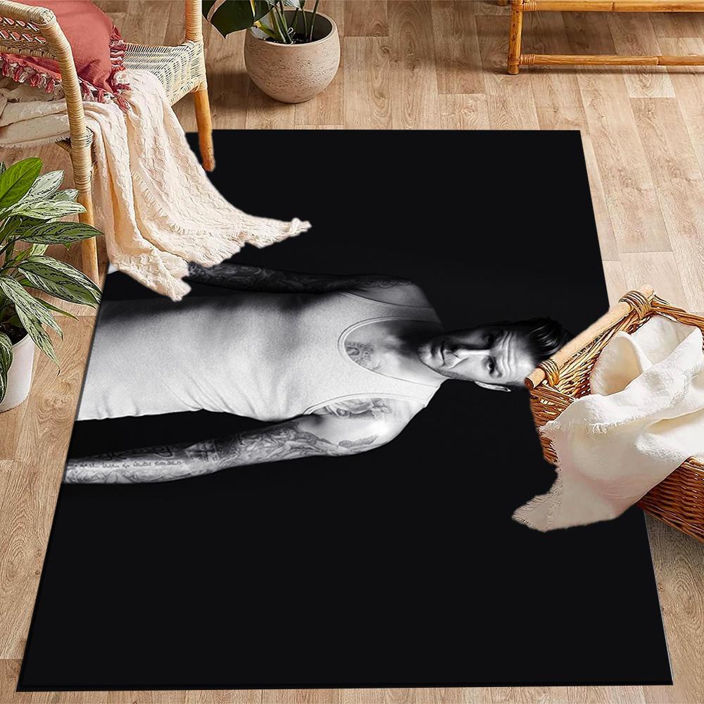 David Beckham Psg Player Floor Mat Design for Dormitory Hallway Living Rooms Bedrooms Antislip Carpet Office home decor Spiritual Gift