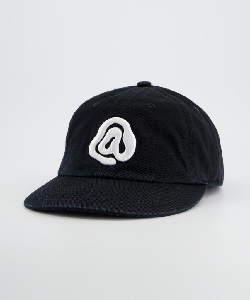 ANNOT A Symbol Logo Washed Cap Black