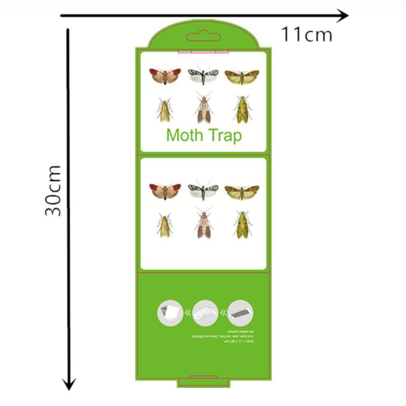 2/5/10Pcs Moths Traps Pantry Clothes Kitchen Food Home Garden Pest Control Moth Traps Pheromone Moths Sticker Moths Trap