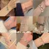 Korean Ins Tide Pearl Bracelet Design Temperament Bracelet Couple Bracelet Hand Jewelry