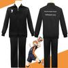 Volleyball Boy Karasuno High School Volleyball Team Uniform Hinata Shoyo Sweatshirt Jacket Cosplay School Uniform