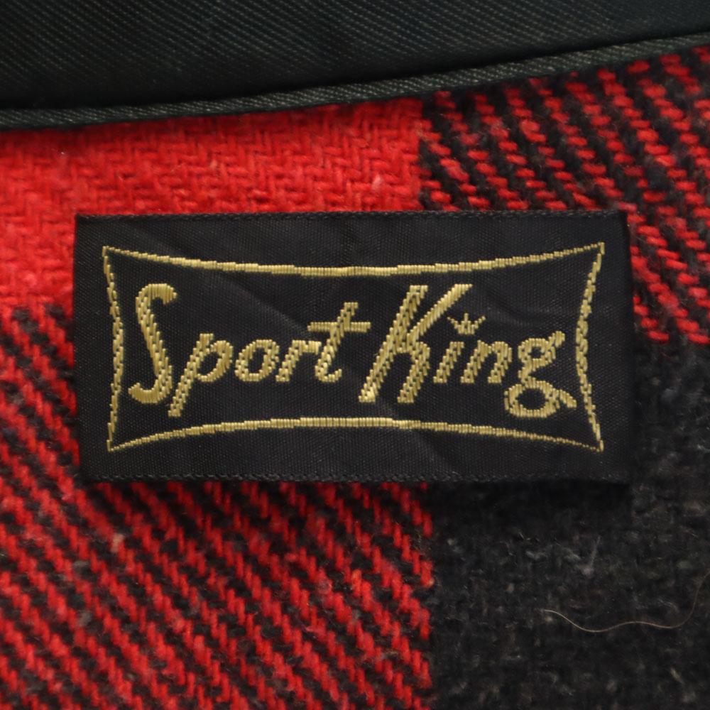 Sport King 60s 70s Vintage Check Pattern Long Sleeve Flannel Shirt Men's Used