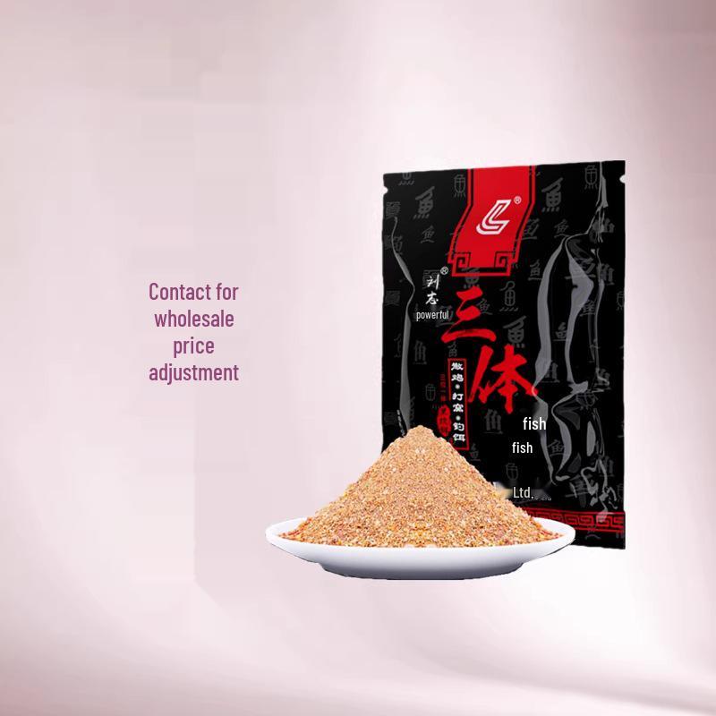 Liu Zhiqiang All-Purpose Fishing Bait for Crucian, Carp, Bream, Qiaozui, and Black Pit - 30 Bags