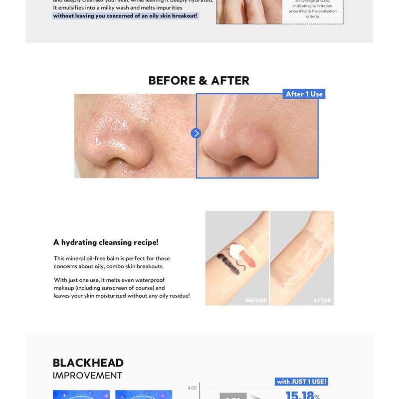 TIRTIR - Hydro Boost Enzyme Cleansing Balm Mini