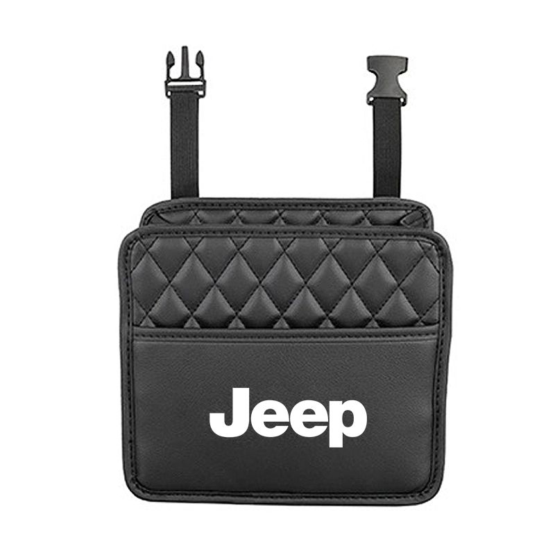Car Storage Bag Multi-function Seat Back Storage Pocket Suspension For Jeep Wrangler Grand Cherokee Renegade Tyre Stem Air Caps AKQ1