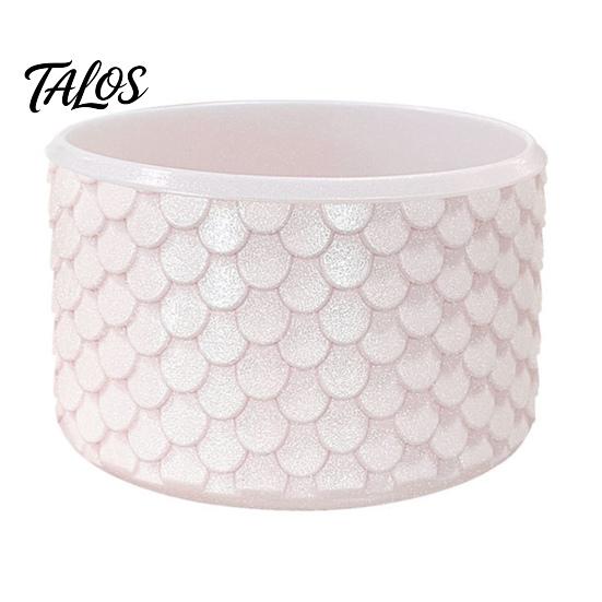 Portable Bottle Sleeve for Commute Silicone Cup Boot, Fish Scale Pattern Decor, Soft Elastic Water Protector Protective Sleeve, Anti-Slip Bottom Cover