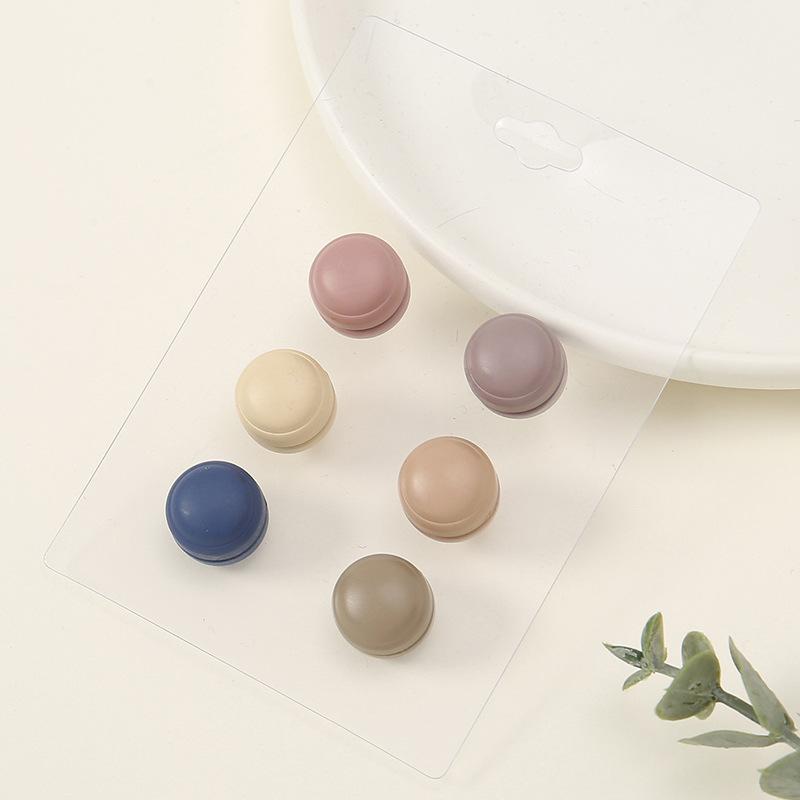 6 Pairs Headscarf Magnet Pin Brooch Buckle For Scarf Shawl Fashion Pins Women Cardigan Clip Buckle Simple Hijab Scarf Acessories