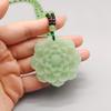 Glass Jewelry Dragon and Phoenix Auspicious Necklace Dragon and Phoenix Brand Pendant Sweater Chain Pendant