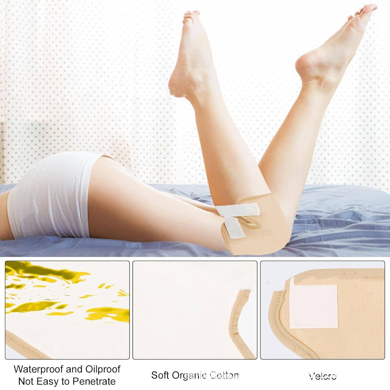 

Reusable Leak-Proof Castor Oil Linen Knee Support Pack