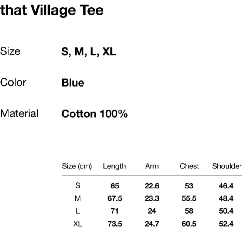 ThIs Is Never That Village Tee Blue