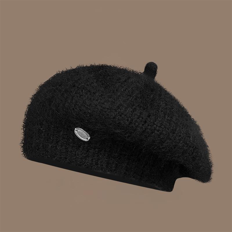Ma Haimao Knit Beret Hat For Women Warm Fashion Autumn Chic Wearable