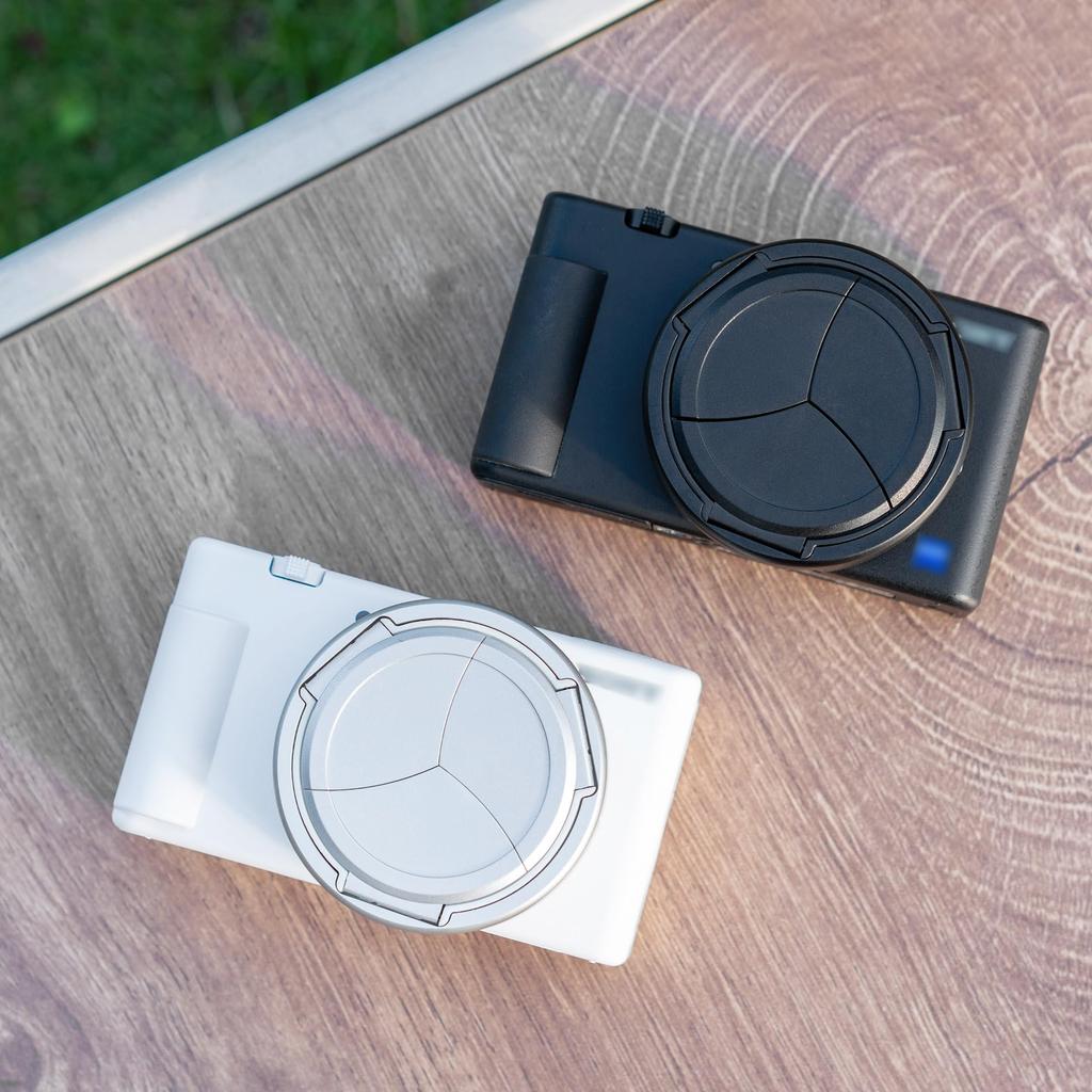 Sony JJC Auto Lens Cap Compatible with Sony II Mark II Automatic Opening and Closing Lens Cap Lens Protection Lens Cover Dustproof Scratch Resistant