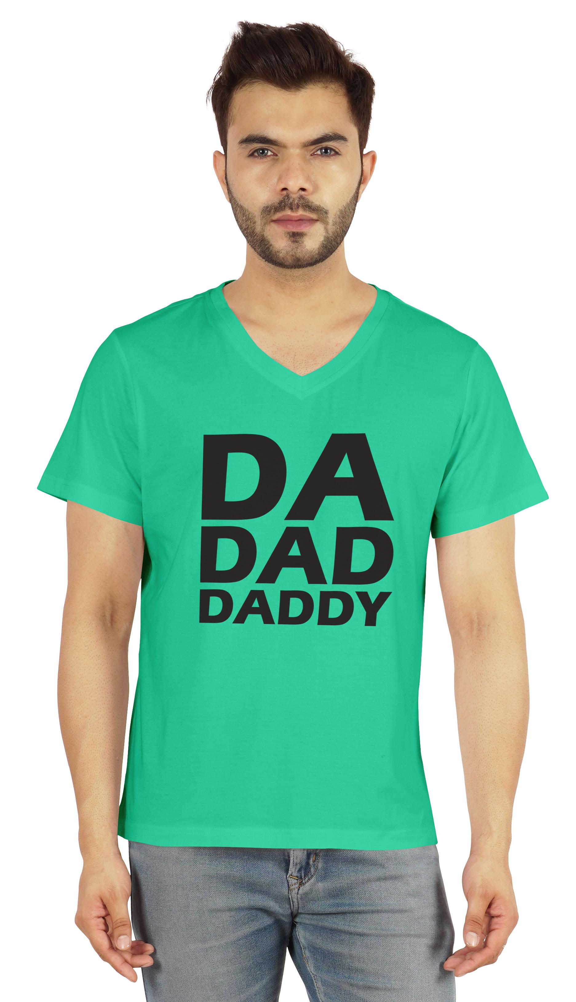 

Inkmeso Mens Tshirt Da Dad Daddy Graphic Tshirt For Dad Gift Tee Shirt For First Time XXL кольору морської хвилі