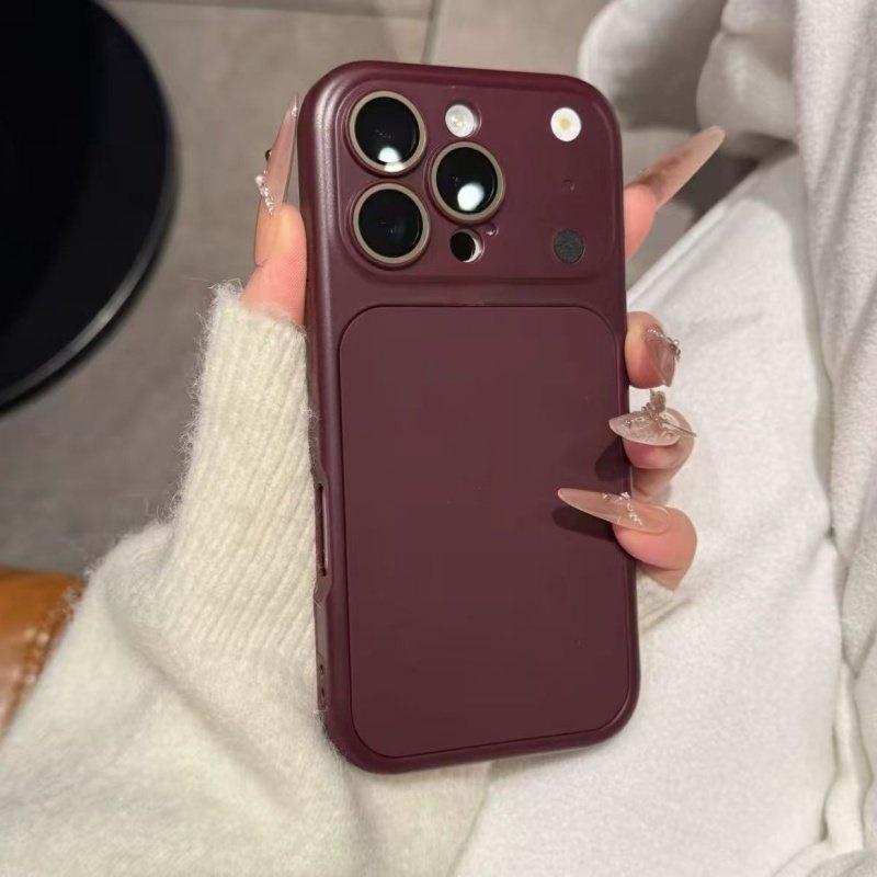 Capa Fosca 2 EM 1 Para iPhone 17 Air 16 15 14 Plus 13 12 11 Pro Max Armadura de Proteção de Lente Mudança Instantânea para 17 Capas