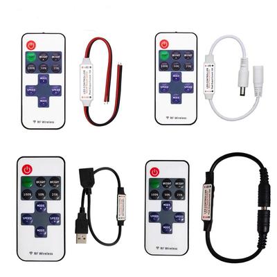 Color-matching RF Remote USB Interface LED Dimmer Controller Switch Mini Dimmer Power Supply Line
