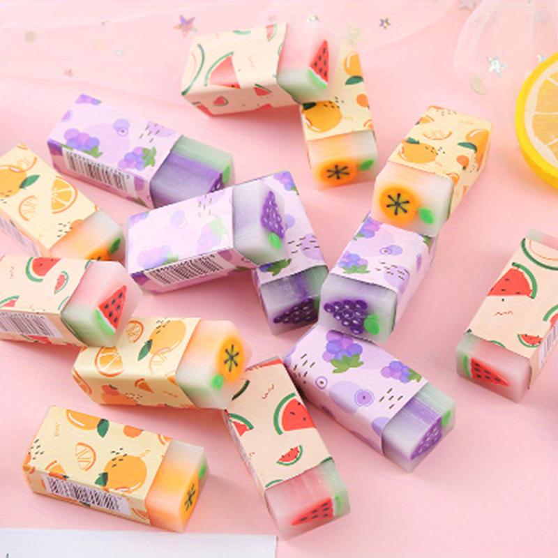 5/10pcs Cute Erasers For Students Bulk Fun Desk Pencil Students School Supplies Prize Gifts Party Favors