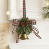 Bronze Pinecone Bell Pendant Retro Christmas Tree Hanging Bells  Garden Decor