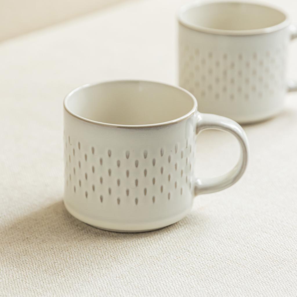 Simple Wind Relief Ceramic Cup Characteristic Mug Coffee Cup Household Water Cup Breakfast Cup Office Cup