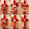 New 2026 New Year Pendant Year of the Horse Red Lucky Spring Festival Decor Entrance Door Decor Festive Atmosphere