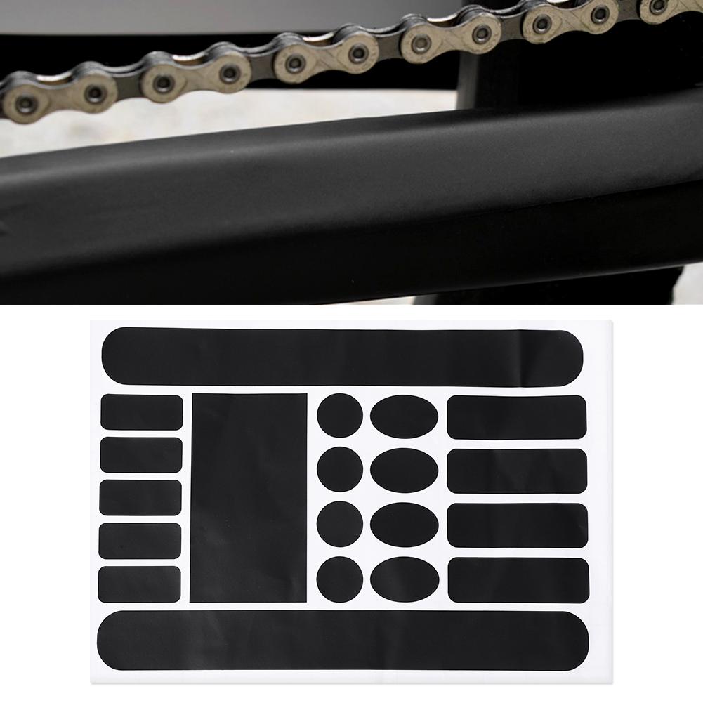 1 szt. Rowerowa rama roweru górskiego Łańcuch anty-zarysowujący Naklejka ochronna Folia