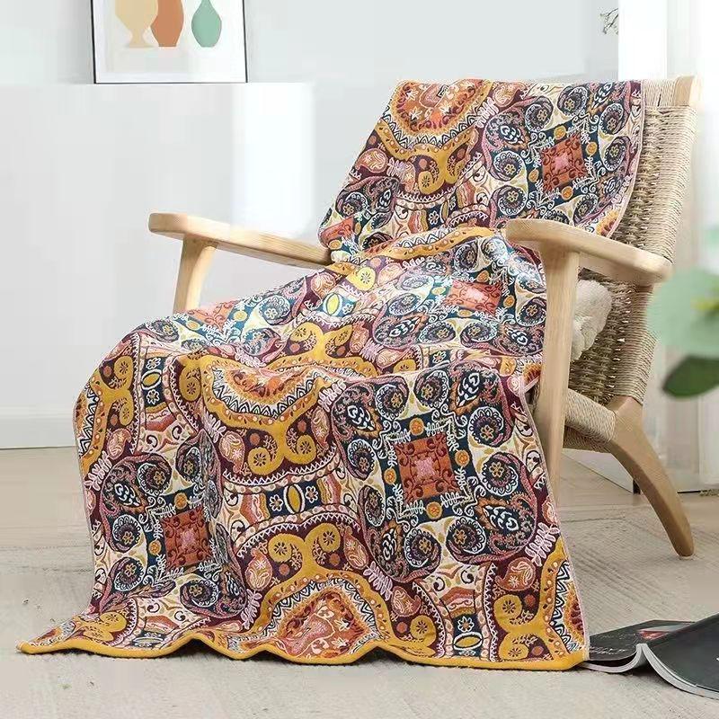 New National Tide Quick-Dry Pure Cotton Gauze Bath Towel - Soft, Large, Cartoon Design for Adults & Kids