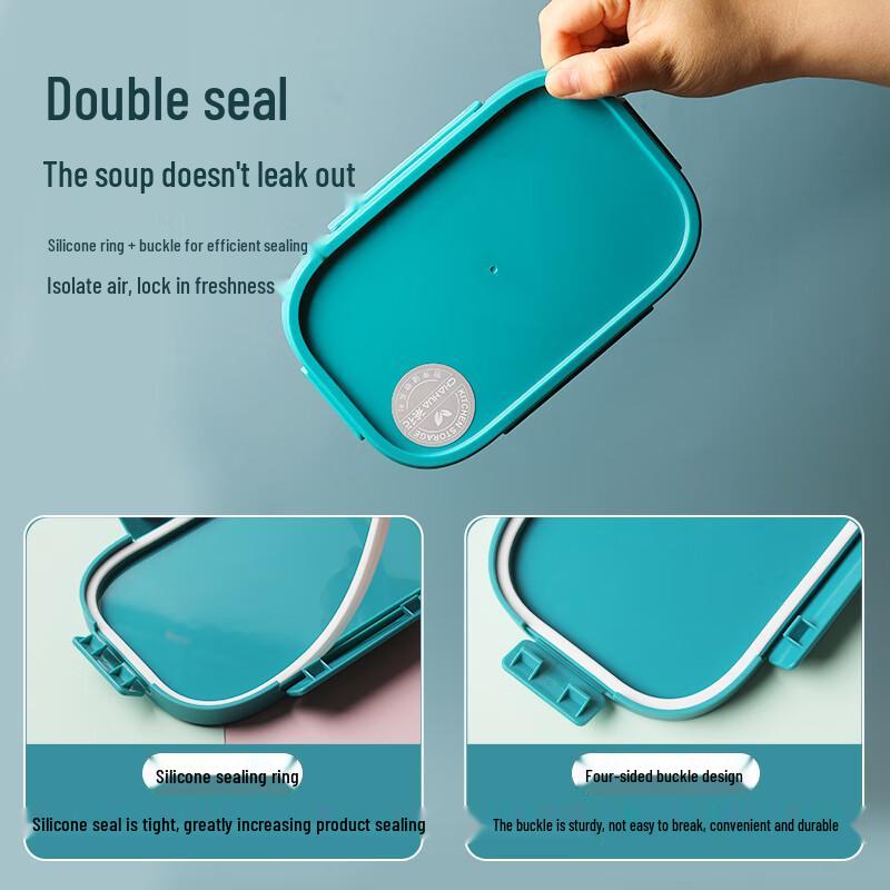 Chahua Microwavable Divided Bento Lunch Box