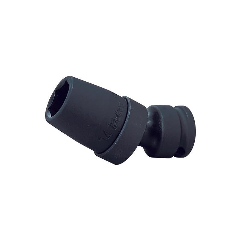 Square Drive Impact Hex Universal Socket 19mm Ko-ken 3/8" (9.5mm) 13440M-19