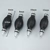 6/8/10/12mm Hand Fuel Pump Line Hand Primer Bulb Petrol Diesel Liquid Oil Gas Water Tansfer Rubber Tube Aluminum For Car Boat