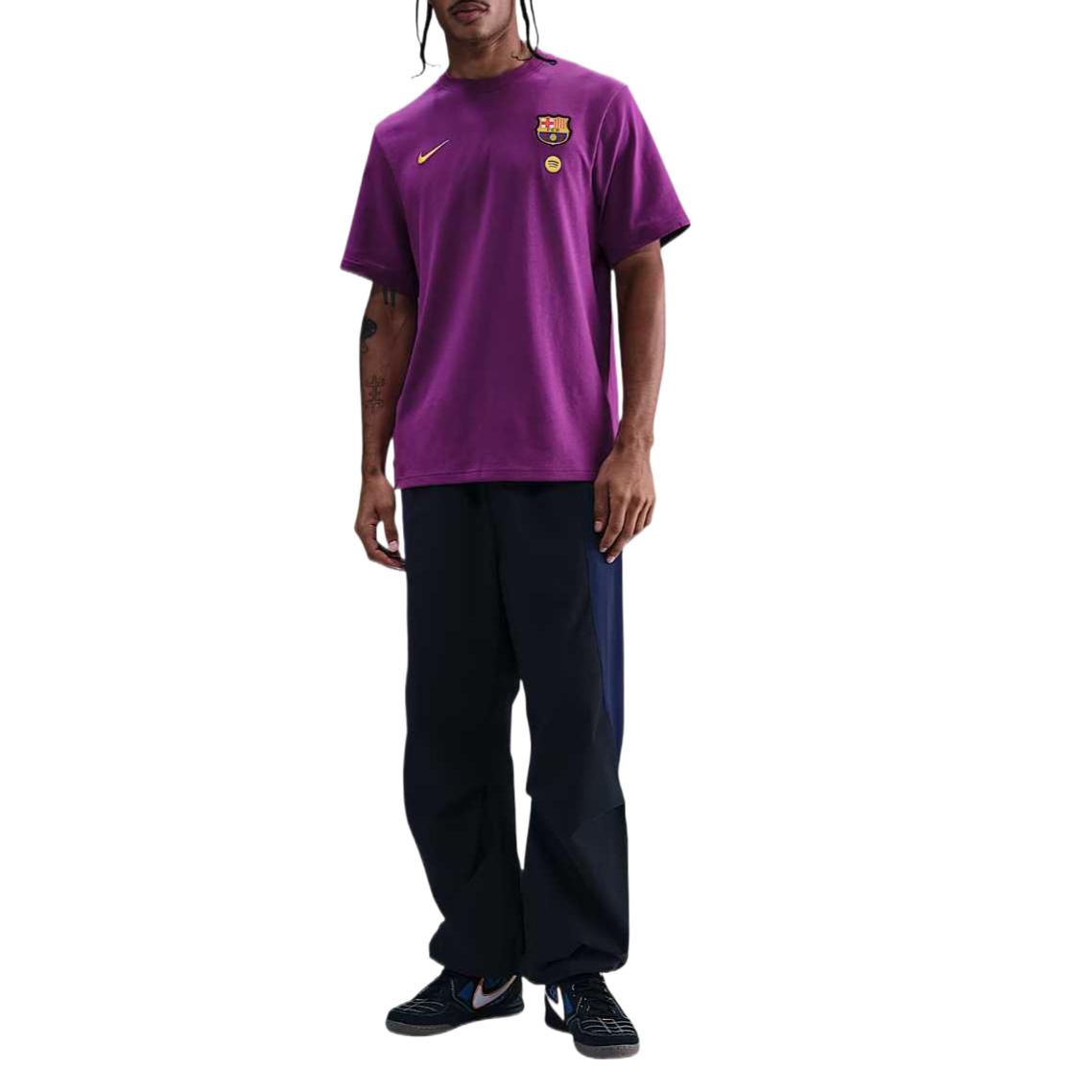 Nike Fc Barcelona Primary Home Men s Nike Dri-FIT Soccer Short-Sleeve Top HJ6549-595 L