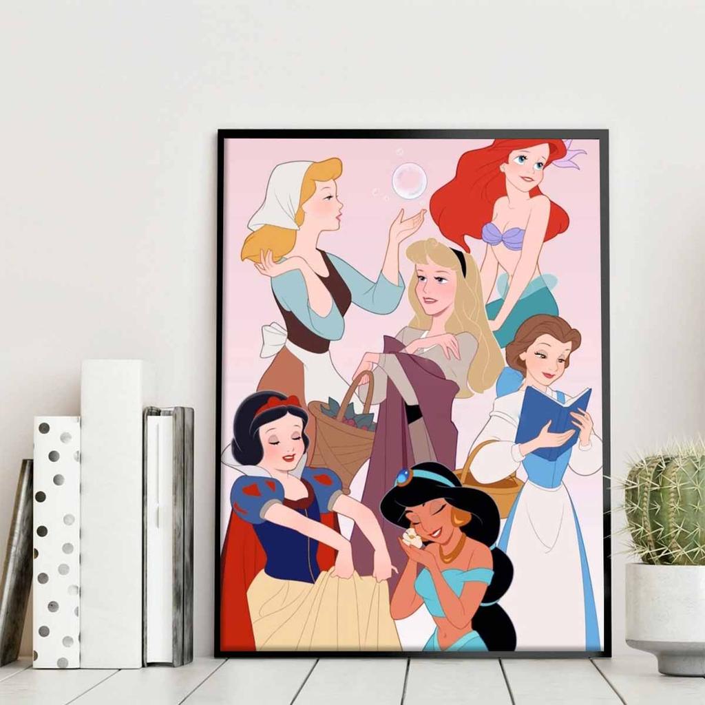 5D Diy Diamond Painting Beautiful Princess Full Drill Rhinestones Mosaic Embroidery Handmade Products Home Decor Gift