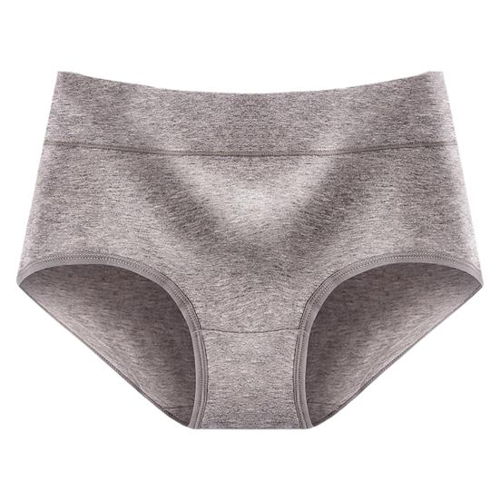 

Женские трусы средней талии, однотонные, хлопковые, приподнятые, хорошо пропускают воздух, эластичные, быстросохнущие, спортивные M серый