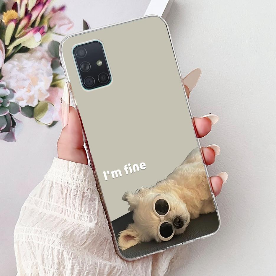 For Samsung Galaxy A31 A51 A71 Case A315F A515F A715F New Luxury Painted Cover Soft Silicone Case For Samsung A51 A 31 71 Fundas