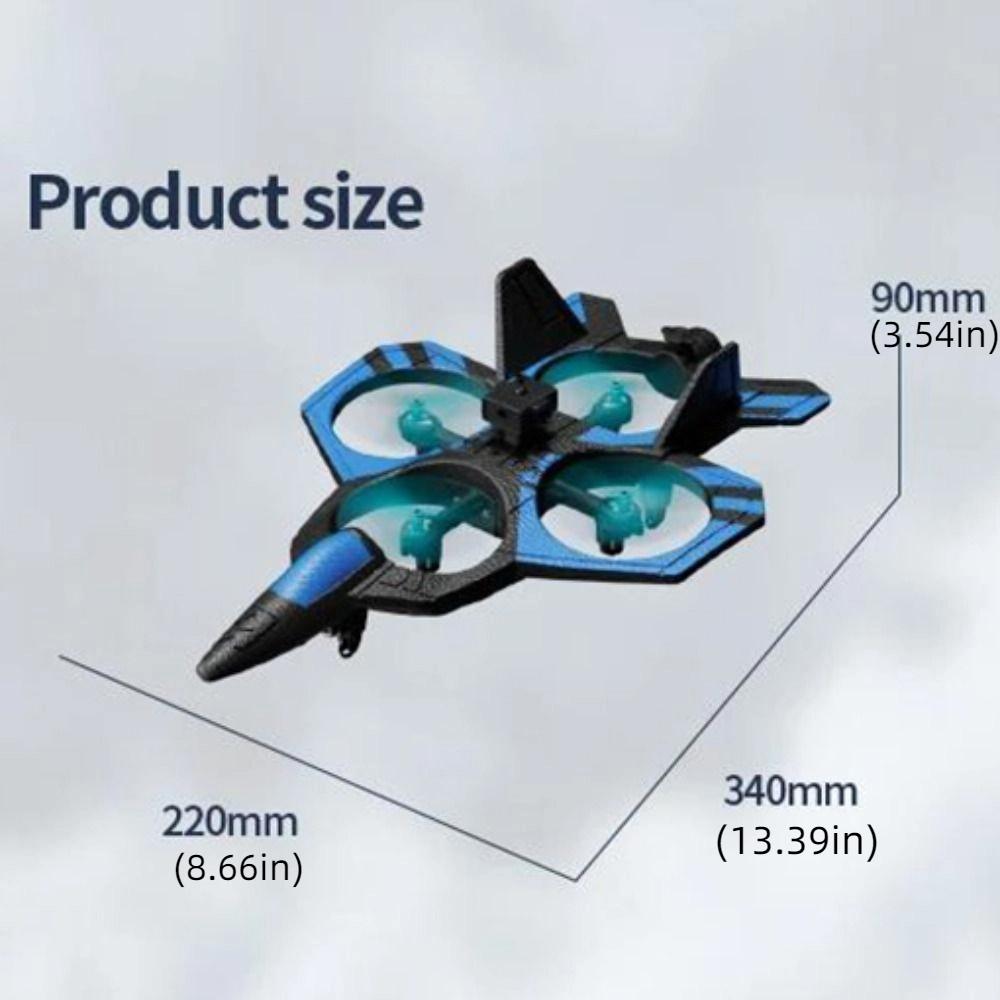 Gravity Sensing V46 Foam RC Aircraft EPP Foam Obstacle Avoidance Plane  Boys Baby Girls