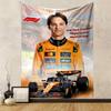 Oscar Piastri F1 Samochód Wyścigowy Mistrz 2025 Kierowca Wzorzysta gobelin do sypialni i salonu dekoracja domu