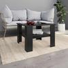 Coffee Table Black 60x60x42 Cm Particleboard