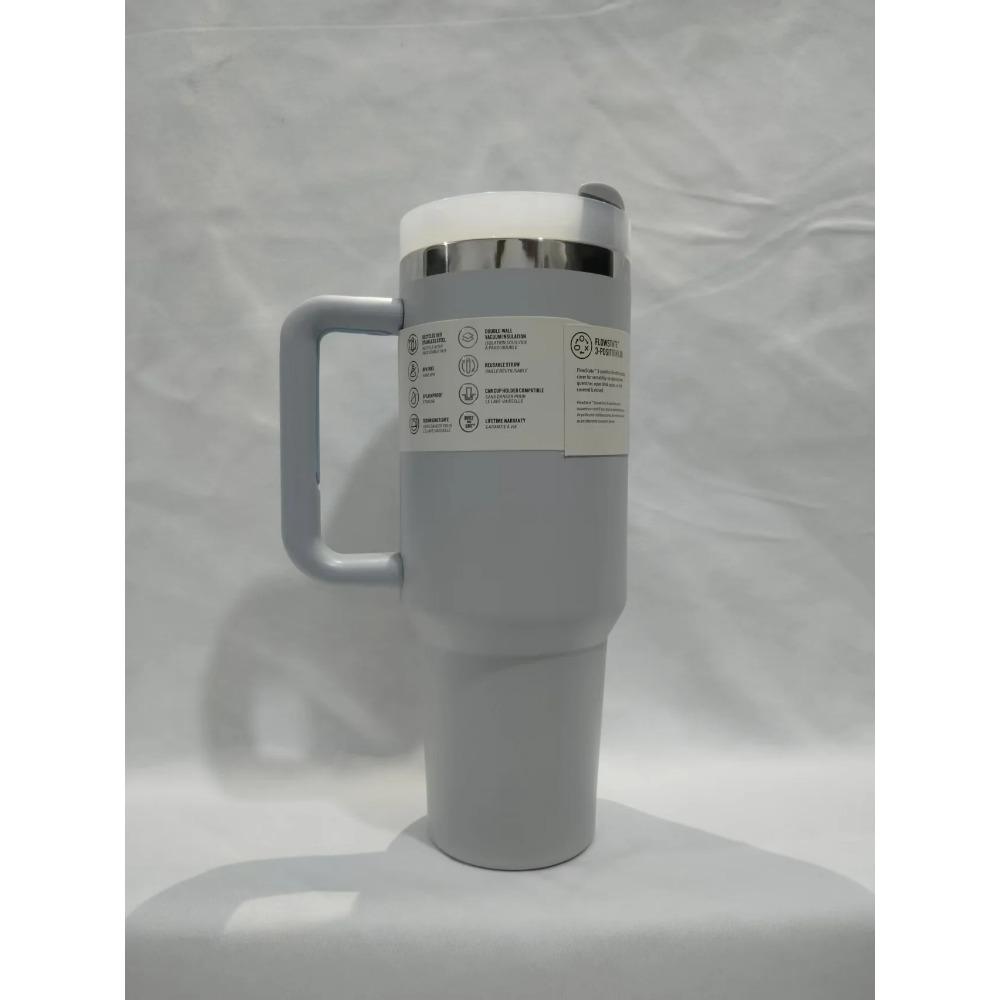 40oz Large Capacity Stainless Steel Travel Mug with Handle & Straw Lid | Office & Travel Essential | Leakproof Insulated Cup