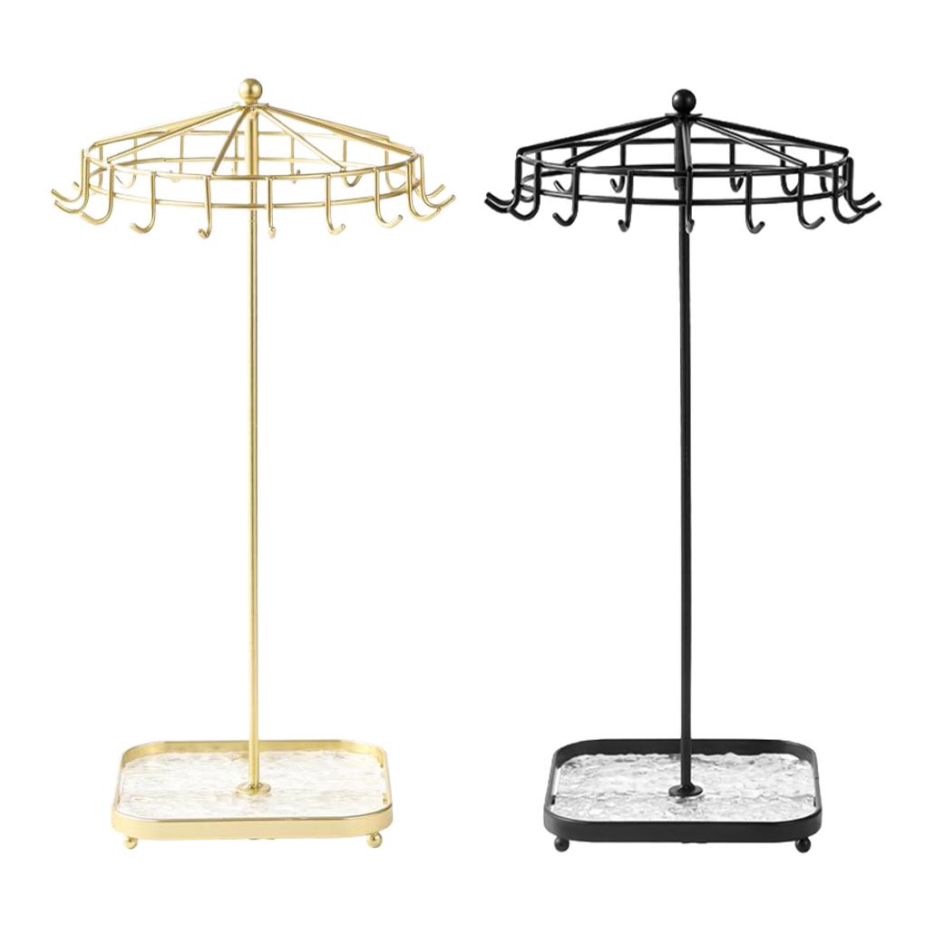 Trendy Iron Jewelry Organizer Stand For Necklace And Earrings Etc. For Easy