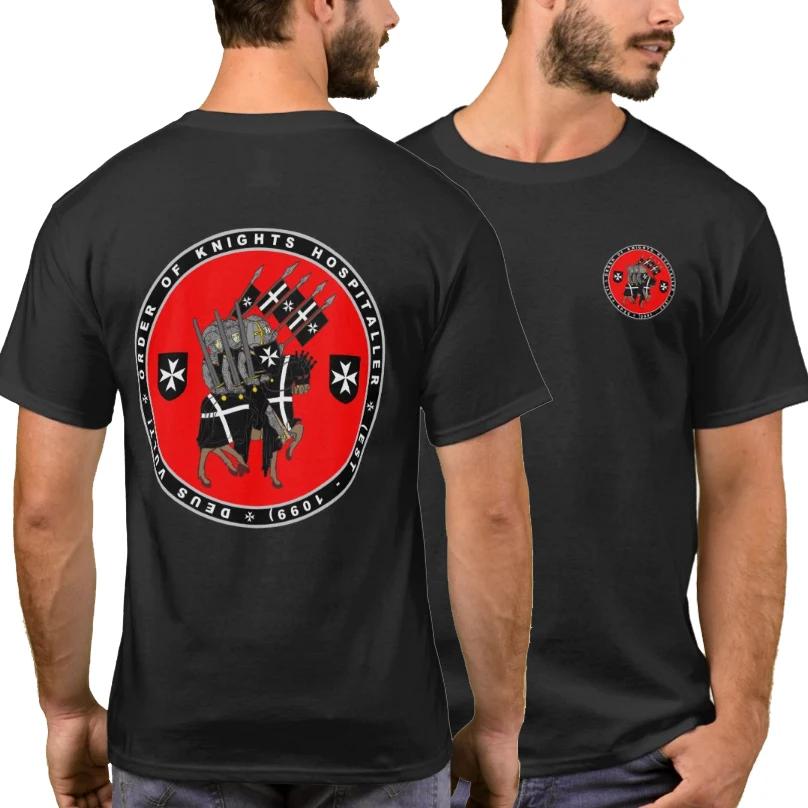 Knights Hospitaller Marching To Battle Seal Printed TShirt New 100 Cotton ONeck Short Sleeve Casual Mens Tshirt Size S3XL S