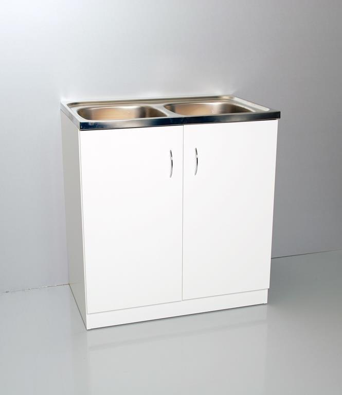 SINGLE sink cabinet 80x50 white