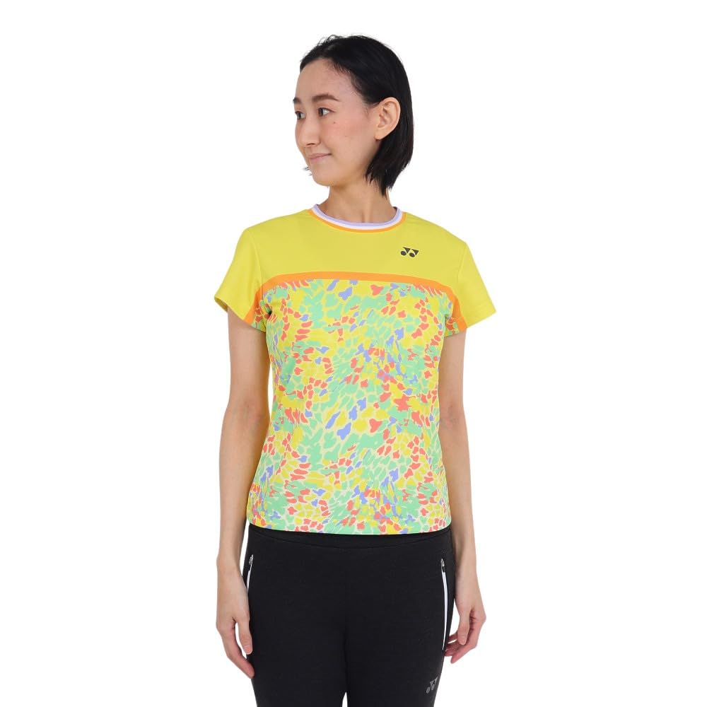 Short Sleeve Shirt Game Shirt Light Yellow O [YONEX] Women's (279)