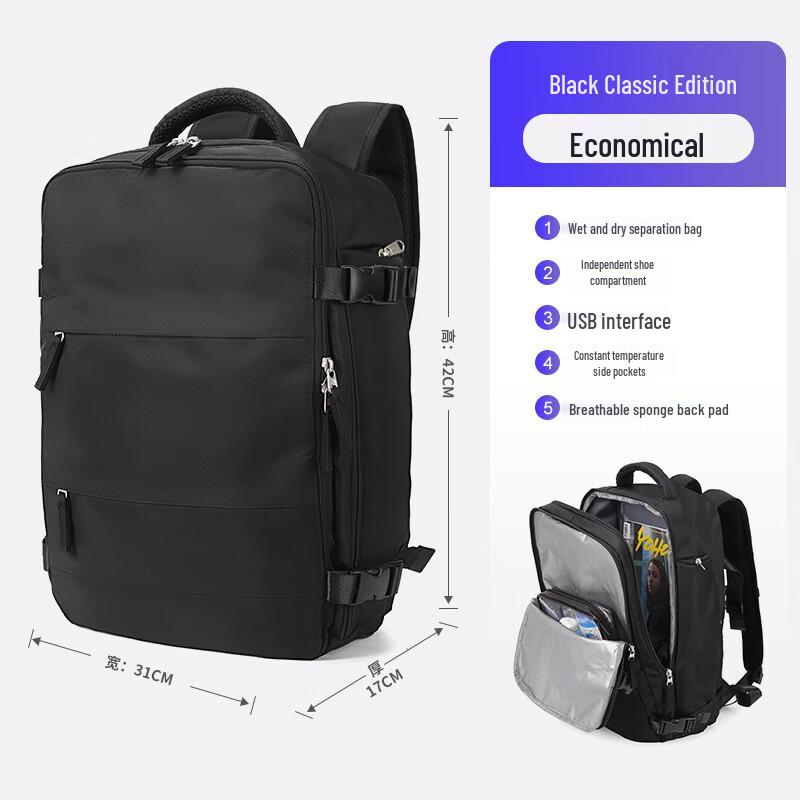 Li Shen Multi-functional Travel Backpack Large