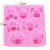 Animal Dogs Head Silicone Chocolate Mold Fondant Cake Baking Supplies Sugar Mold Tool Silicone Mold