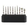 10pcs Set Dental Diamond Burs FG 1.6mm High Speed Handpiece Emery Bits