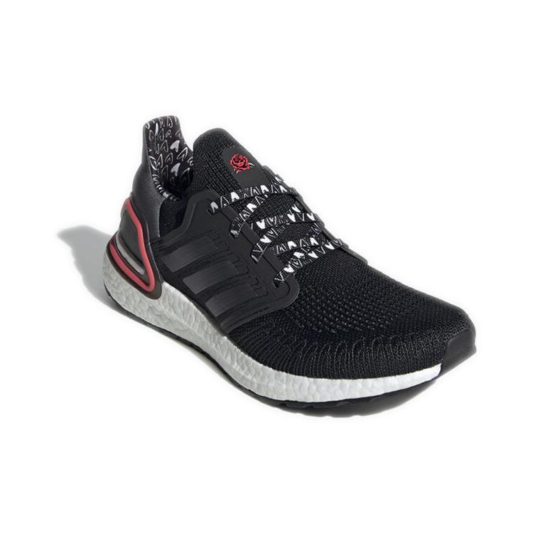 New Adidas Ultraboost 20 Valentine's Day Limited 2020 Version 'Cblack Ngtmet Shored' FX8895